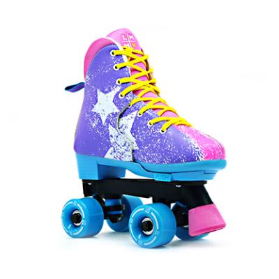 China Old Fashioned PE Kids Roller Skate With PU Wheels Quad Adjustable Roller Skates For Women Customized Roller Skates Adult for sale