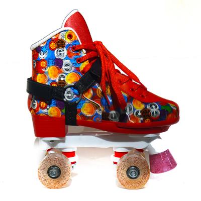 China Professional Quad Roller Skate Adult OEM Quad Roller Skate PE Customized Adjustable Roller Skates For Women for sale