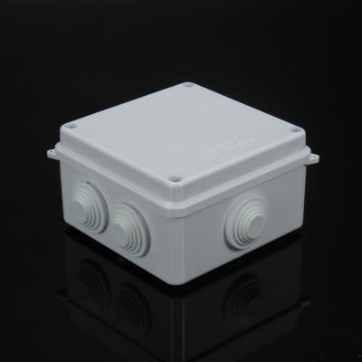 China Wholesale Outdoor Hardware HERH Electronic Plastic Electrical Adaptable Junction Box 100*100*70 mm for sale