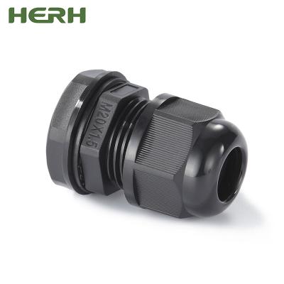 China Nylon Customized Professional Black Nylon Plastic Cable Gland for sale