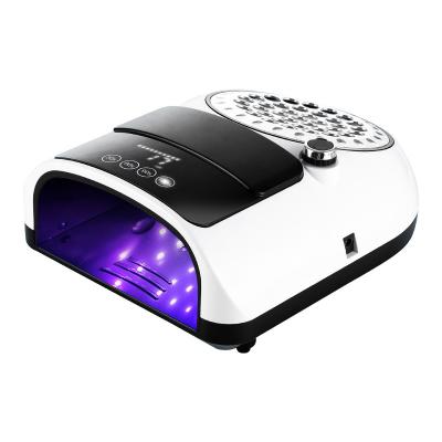 China Lady's Nail Beauty Tools Professional 2 in 1 Nail Lamp SK-666 Vacuum Manicure Machine Nail Art Machine for sale