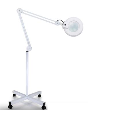 China Durable Beauty Equipment Floor Standing Lamp Eyelash Lamp Salon Furniture LED Salon Analyzer Enlargement Lamp for sale