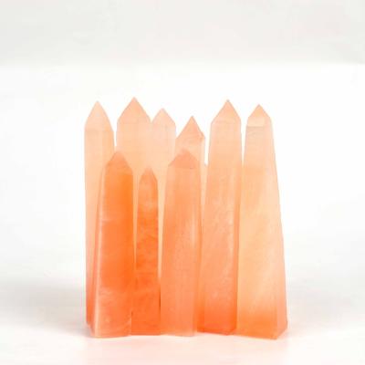 China China Nature Wholesale High Quality Crystals Selenite Orange Point For Healing for sale