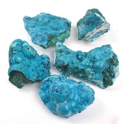 China China Hot Sale High Quality Raw Chrysocolla Rough Stone Of Nature Crystals For Decoration for sale