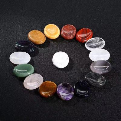 China China Wholesale Natural Quartz Gem Thumb Massage Stone For Degauss To Accumulate for sale