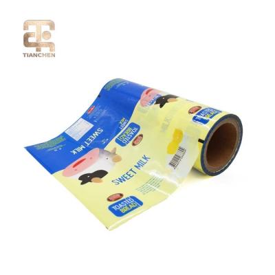 China Bopp Moisture Proof Laminated Plastic Roll Frosted Transparent Film Roll for sale