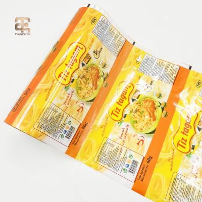 China Food Wrapping Supplier Instant Noodle Wrapping Moisture Proof Custom Printing Film Laminated Material Food Package Wrapping Auto Film Roll for sale