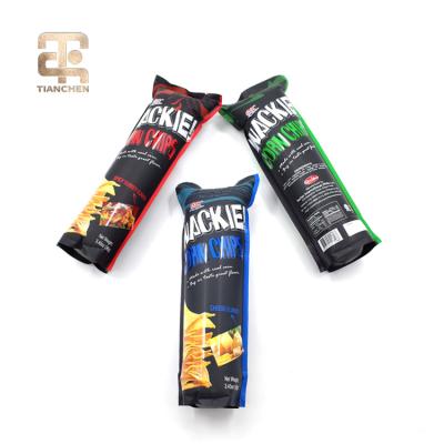 China Custom Plastic Aluminum Potato Chip Barrier Stand Up Packaging Bag With Logo for sale