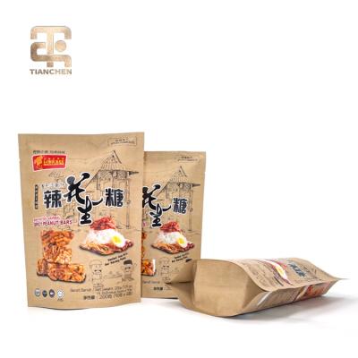 China 2022 Recyclable Eco Friendly Products Stand Paper Packaging Custom Plastic Snack Bags With Logo for sale