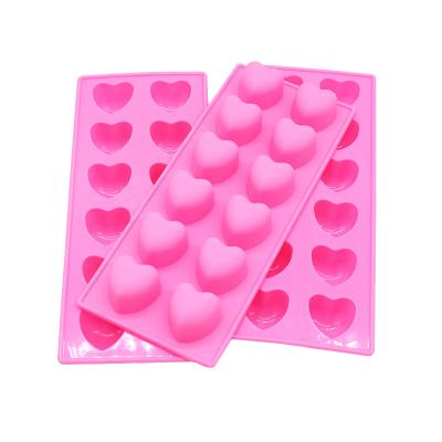 China DIY 12 Heart Shape Cookie Decorating Mold Sustainable Silicon Cake Molds For Baking for sale