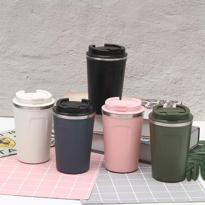 China Creative Outdoor Portable Stainless Steel Coffee Cup Car Thermos Cup Business Gift Water Cup Factory Stored for sale