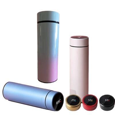 China Modern Custom Stainless Steel Insulation Mug Smart Thermal Bottle With Temperature for sale