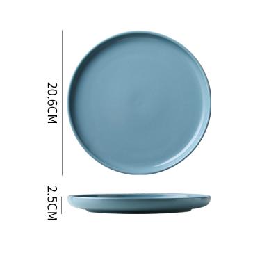 China Sustainable New Type Porcelain Ceramic Dish Dish For Eating Ceramic Dish And Dinnerware Set for sale