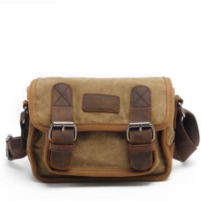 China Retro Casual Waterproof Canvas Shoulder Cross - Body Bag Men Shoulder Bag for sale