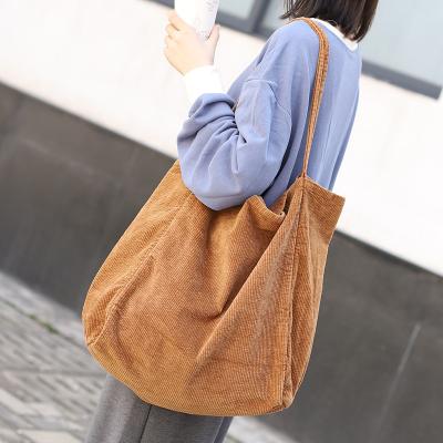 China Shopping Leisure Large Capacity Women's Canvas Tote Crossbody Bag for sale