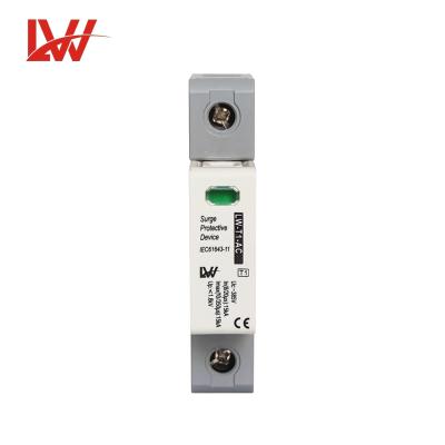 China Electronic Equipment AC SPD Lightning Arrester T1 1P 385V Surge Protective Device For Home Power System for sale