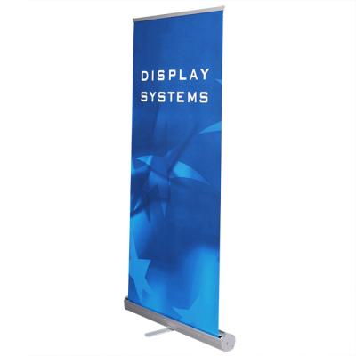 China Luxury Avdertising Roll Up Banner 85*200cm Retractable Banner Pop Up Stands For Trade Show Display for sale