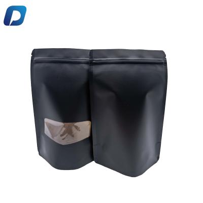 China Recyclable Customized Kraft Paper Printed Sack Paper Bags Kraft Paper Bag With Clear Window for sale