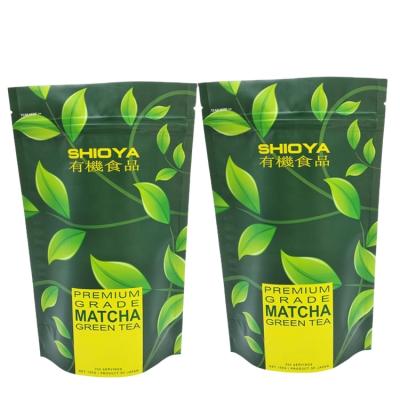 China Barrier Recycle Organic Empty Ziplock Tea Bag /doypack Aluminum Foil Tea Bag Packaging Pouch for sale