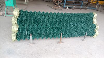 China Sturdy Aluminum Alloy Pvc Coated Chain Link Mesh Fence Galvanized Wire Free Samples Available for sale