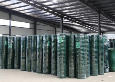 China Corrosion Resistant Pvc Coated Wire Mesh Fencing Rolls 12 Gauge Galvanized Surface for sale