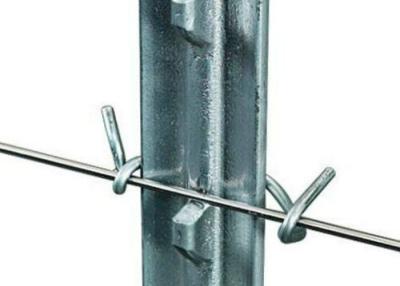 China Galvanized T Posts 1.58kg-2.04kg/m Secure Livestock Fencing Solution for sale