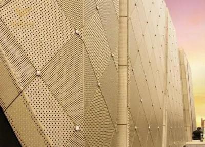 China Perforated aluminum veneer curtain wall carved hollow background wall transparent perforated decorative plate for sale