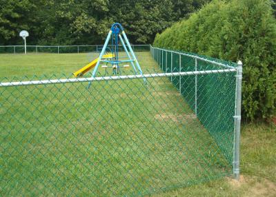 China Security Type Hot Dipped Galvanized Chain Link Fence For Farm Garden for sale