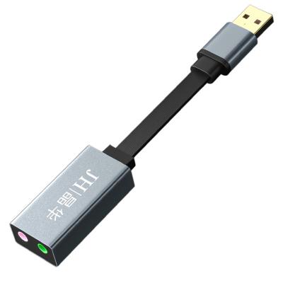 China USB 3.5mm Audio Sound Card Adapter USB External Sound Card for 3.5mm Stereo Headphone Z169A for sale