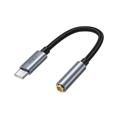 China Other Metal Type C Earphone digital Audio Type-C to 3.5 mm Earphone Microphone Headset Audio Adapter for samsung google huawei xiaomi for sale