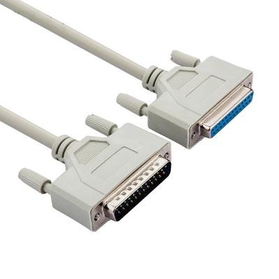 China Laser Printer DB25Pin Male to Female M/F Parallel LPT Cable 1.5m 3MT DB25 to DB25 cable For Laser Printer DB 25 Parallel Cable for sale