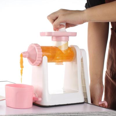 China Household high quality hand manual wheatgrass vegetable juicer for home use for sale