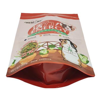 China Custom Logo Aseptic Zip Lock Stand Up Pouch For Pet Food Packaging for sale