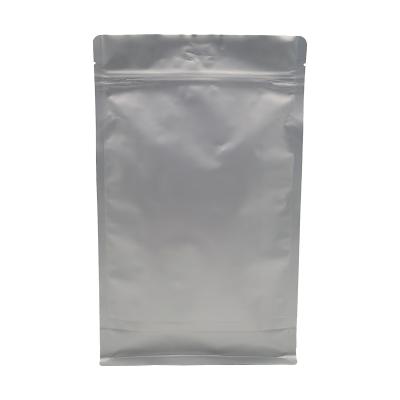 China 8 Sides Aseptic Plastic Packaging Box Flat Bottom Foil Pouch Bags Compound With Zipper for sale