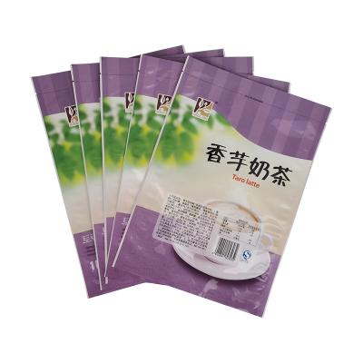 China Polysmarts Flat Bag Aluminum Foil Plastic Pouch Tea Protein Powder Storage Packaging Moisture Proof Sealable Bag for sale