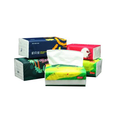 China Eco-friendly Soft Comfortable Disposable Tissue Facial Paper Biodegradable Makeup Tissue For Cleaning for sale