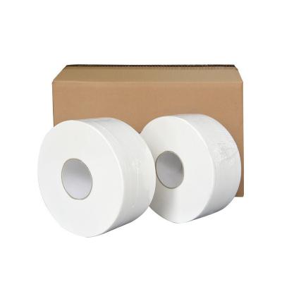 China Virgin Wood Pulps 9cm Width 2ply Jumbo Bamboo Toilet Paper Reels Elite Roll White Jumbo Virgin Toilet Paper for sale