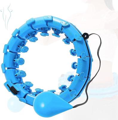 China Wholesale Fitness Equipment Sport Waist Massage Weighted Smart Hula Hoops For adult for sale