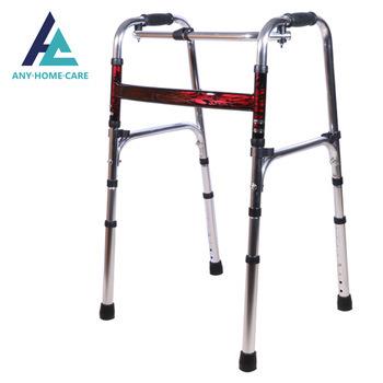 China Disabled Elderly Aid Aluminum Walking Walker For Patient for sale