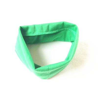 China Soft& Small MOQ Conformtable Cotton Yoga Headband Plain Running Headband for sale