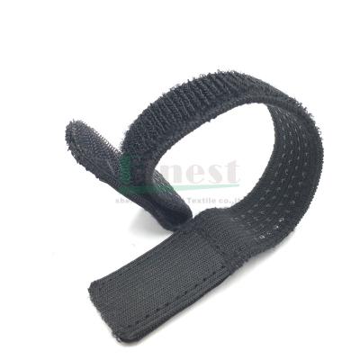 China Hook and Loop Elastic Multi-Purpose Stretchable Elastic Strap with Silicone Dots for sale