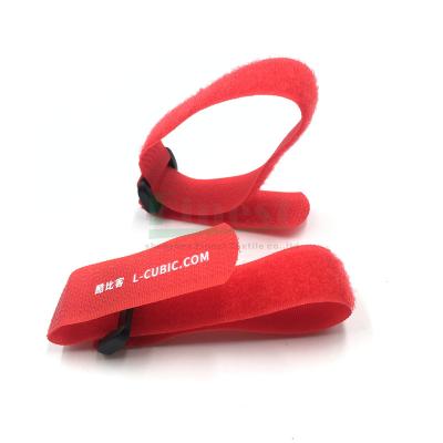 China Eco - Friendly Hook And Loop Luggage Straps With Plastic Buckle for sale