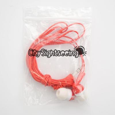 China In Ear Disposable Headphones for City Sightseeing, Big Bus, Tour Audio System, Grayline for sale