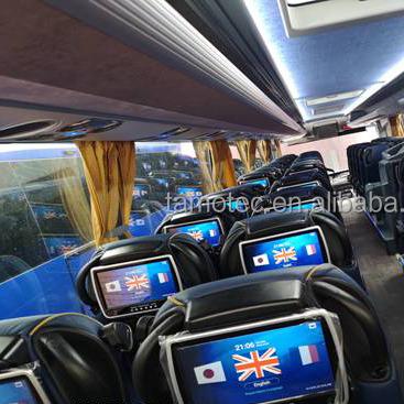 China GPS In Bus Headrest Movie / Music / Games Play / Advertising Entertainment System for sale