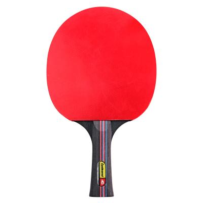 China Custom Logo Table Tennis Paddle Three Star Poplar 5 Ping Pong Racket Seats Training Ping Pong Racket Packing For Canvas for sale