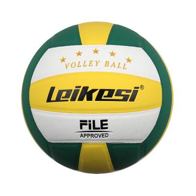 China Leikesi LX-1159 Colorful Foam Microfiber Volleyballs Official Size 5 Indoor Outdoor For Kids Adults Games Training Volleyballs 5# for sale