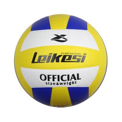 China Recreational Leikesi Foam Volleyballs Light Touch Volleyballs Ball High Quality Indoor Outdoor Training Volleyball 5# for sale