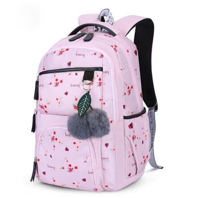 China New Large Waterproof Schoolbag Student Waterproof Backpack Primary School School Backpack Printed Schoolbags for sale