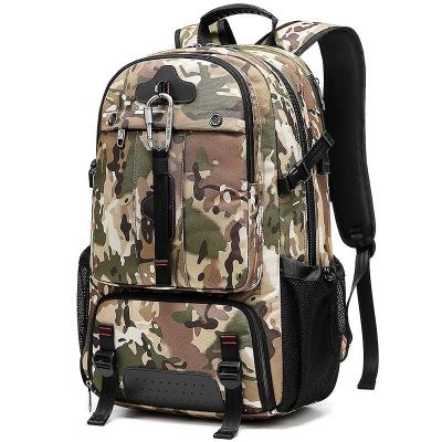 China Oxford 65 Liter Hiking Backpack Camouflage Hiking Backpack OEM/ODM for sale