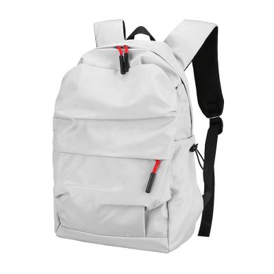 China Wholesale custom logo men's and women's white backpack portable waterproof  backpack fashion school bag for sale